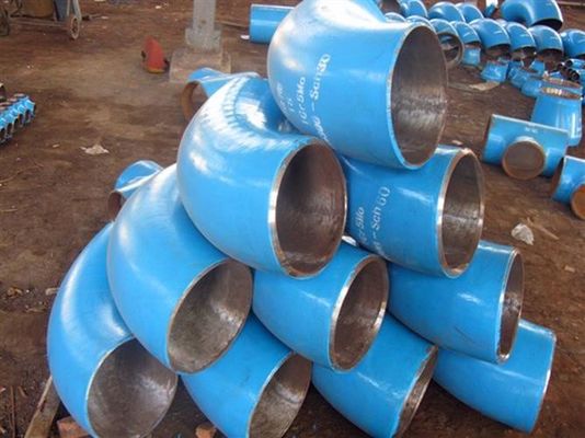 15CrMo P91 Alaşımlı Çelik Fittings Pipe Elbise Kum Patlaması
